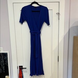J.Crew Blue Wrap Dress
